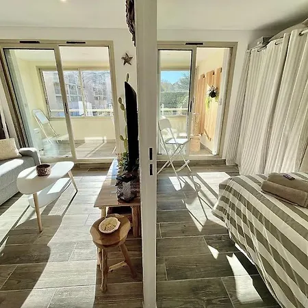 公寓 Perle Du Sud Avec Parking Prive, Piscine Ete Dans Calme 圣马克西姆