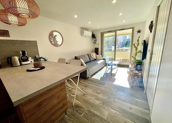 Perle Du Sud Avec Parking Prive, Piscine Ete Dans Calme Apartment Sainte-Maxime